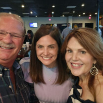 Celebrating Judge Jenny Fore's victory