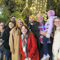 Lighting of Old DS City Hall with our beautiful family